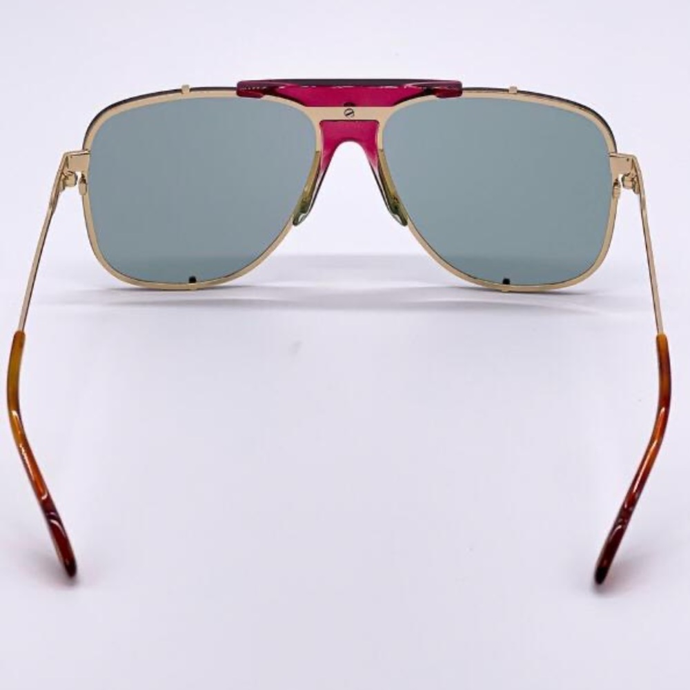 GUCCI Aviator-Style Metal Sunglasses - Picture 9 of 12